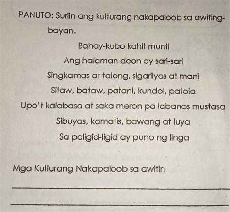damdamin, kaugalian, at himig ng pag-awit noong unang panahon. . Dandansoy kulturang nakapaloob